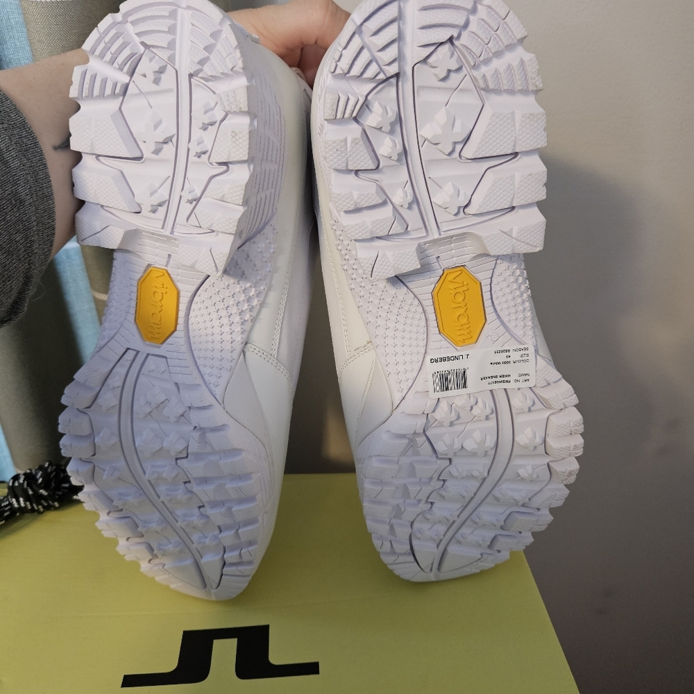 NEW J.Lindeberg Hiker Sneaker White Chunky Mens Trail Shoes EU 43 | US 10 Vibram - Picture 11 of 16